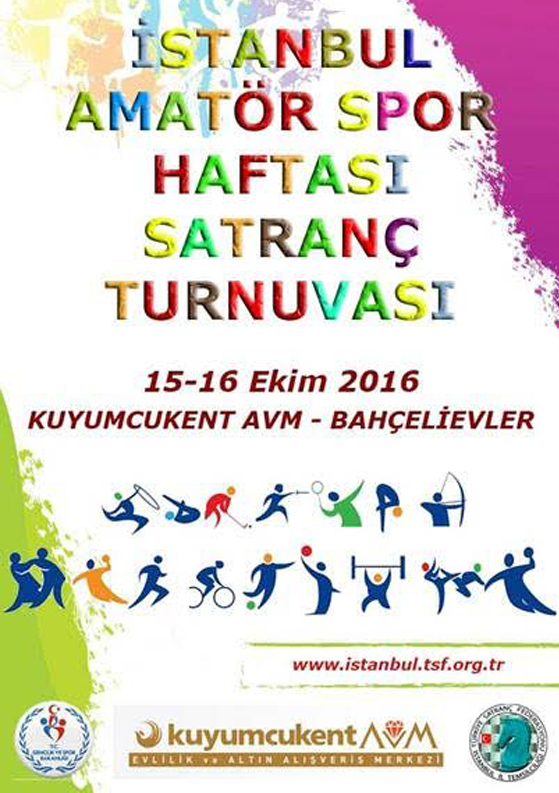 İstanbul Amatör Spor Haftası Satranç Turnuvası Etkinliği